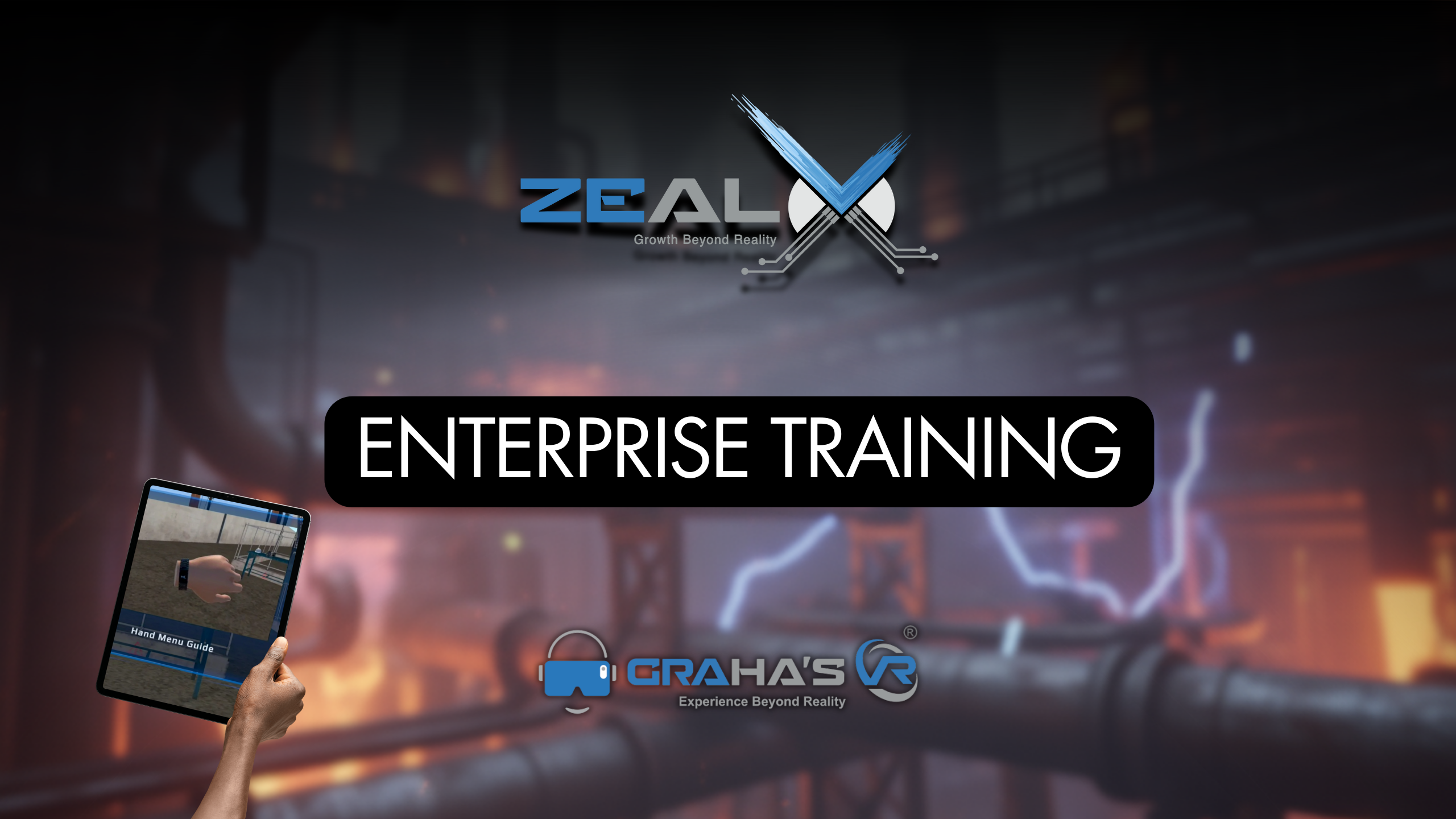 Zeal X Virtual Reality Electrical Safety Training module by GRAHAs VR, available on the Meta Quest Store.